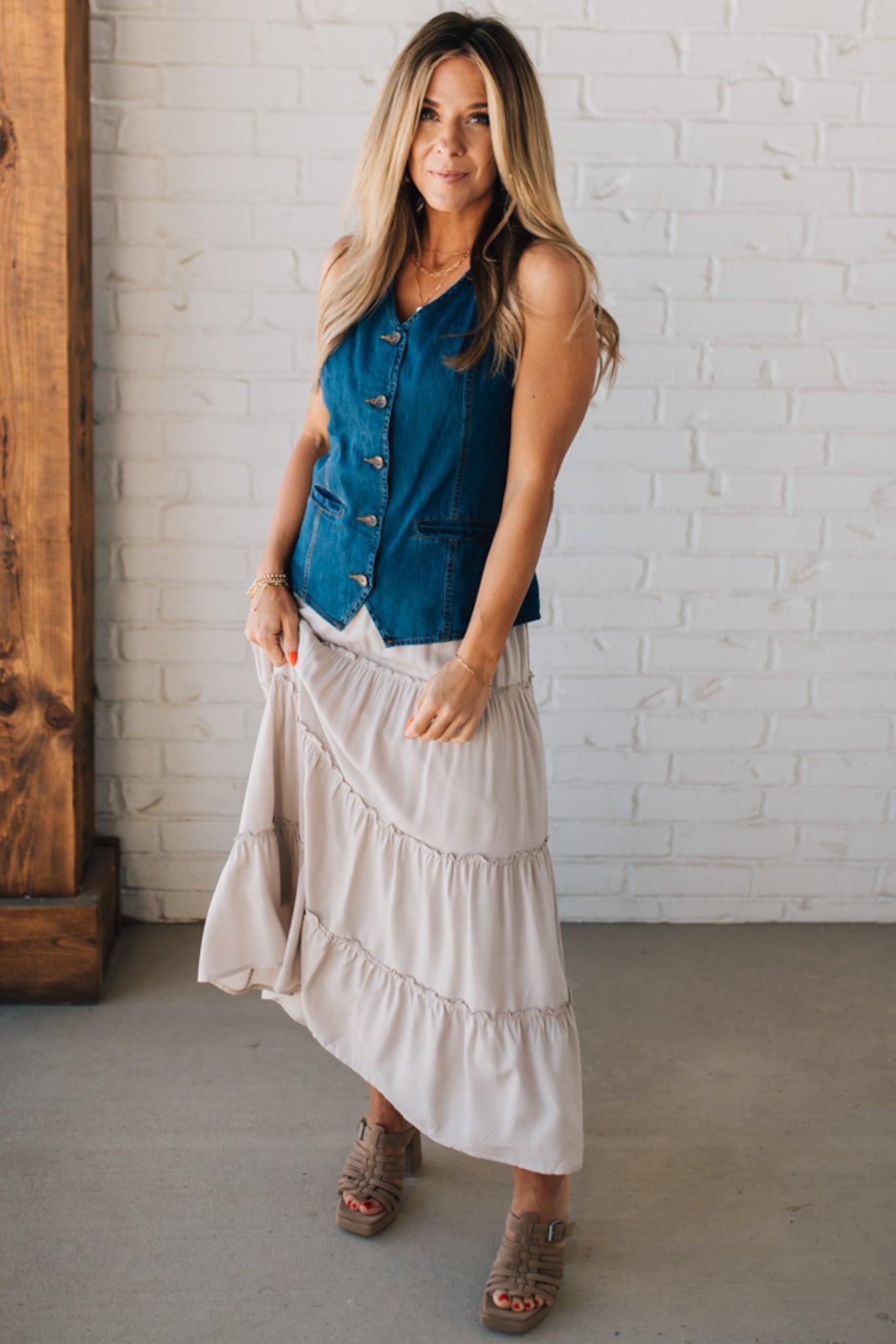 Roped In Denim Vest