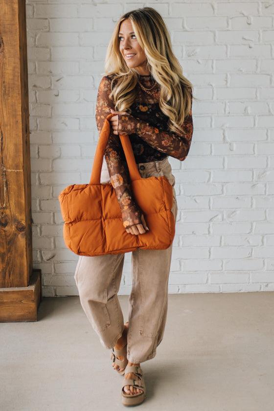 Quinn Puffer Tote