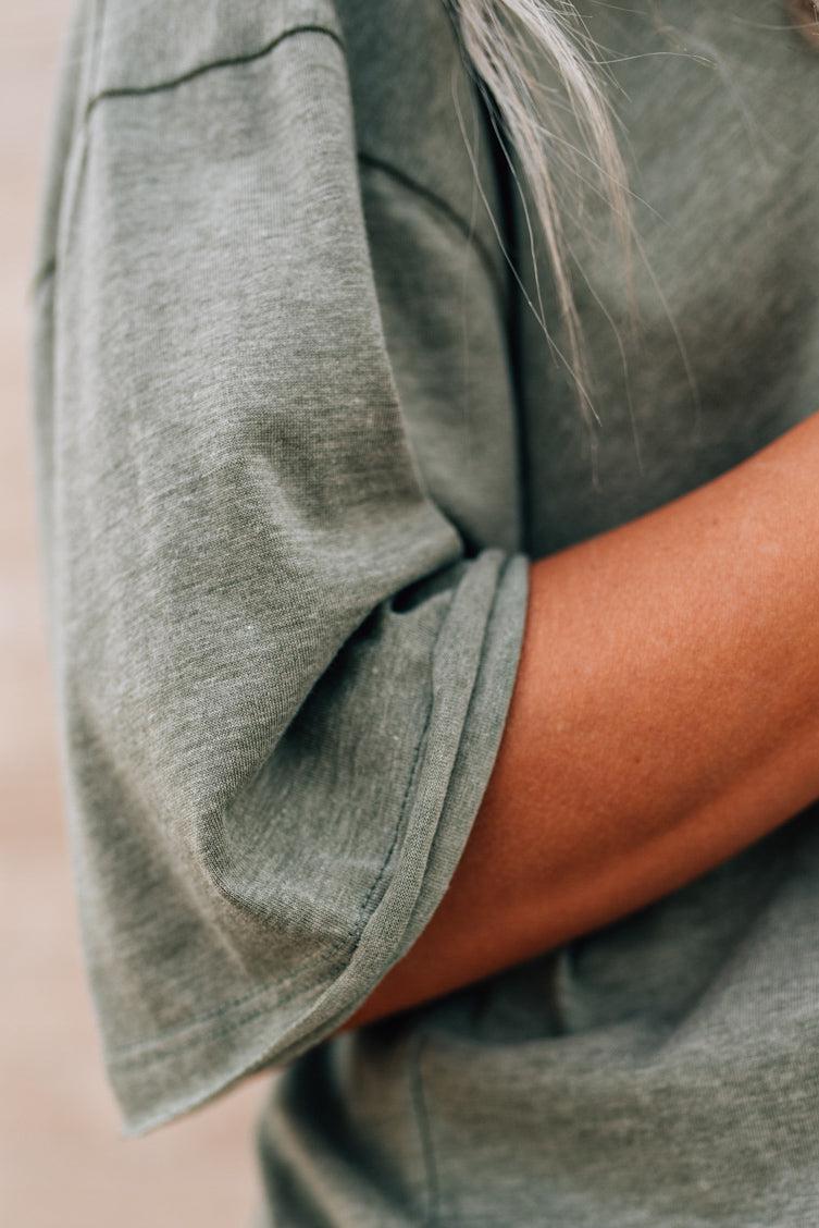Raw Edge Boxy Tee