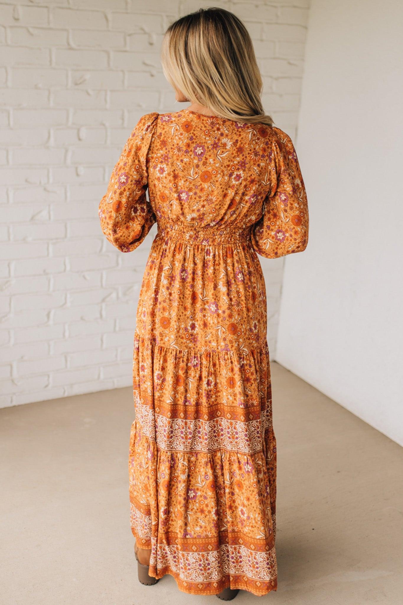 Raychel Printed Maxi Dress