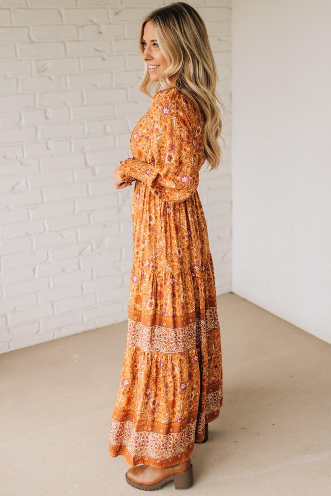 Raychel Printed Maxi Dress