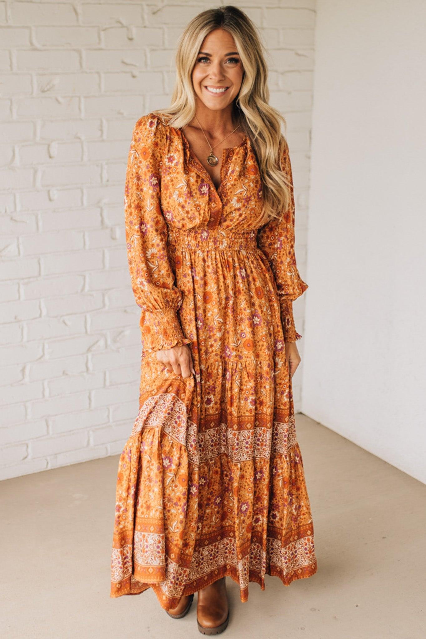 Raychel Printed Maxi Dress