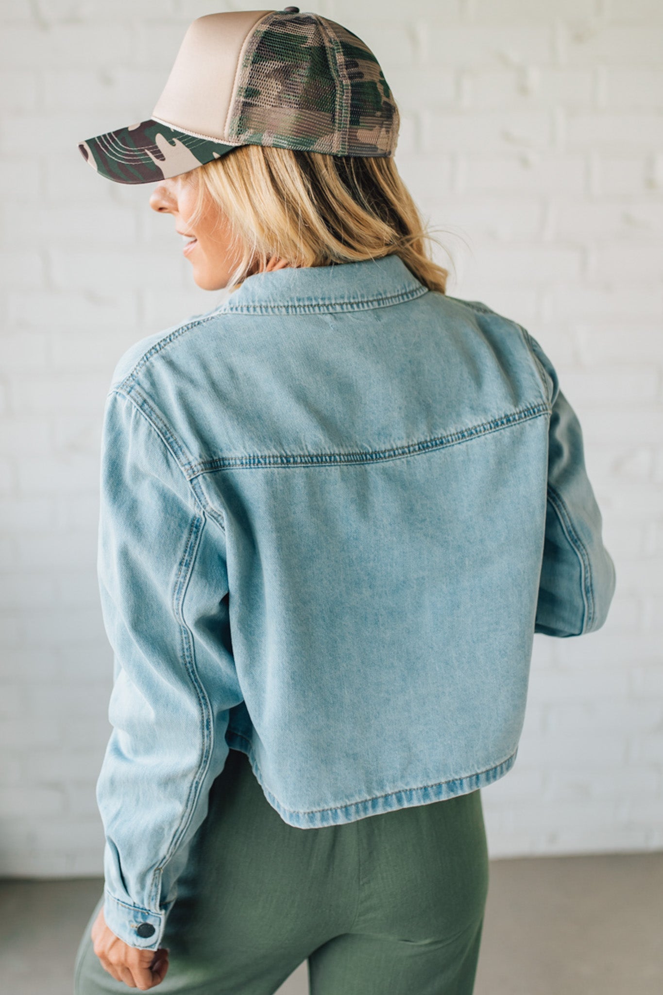 Rita Boxy Fit Denim Shacket