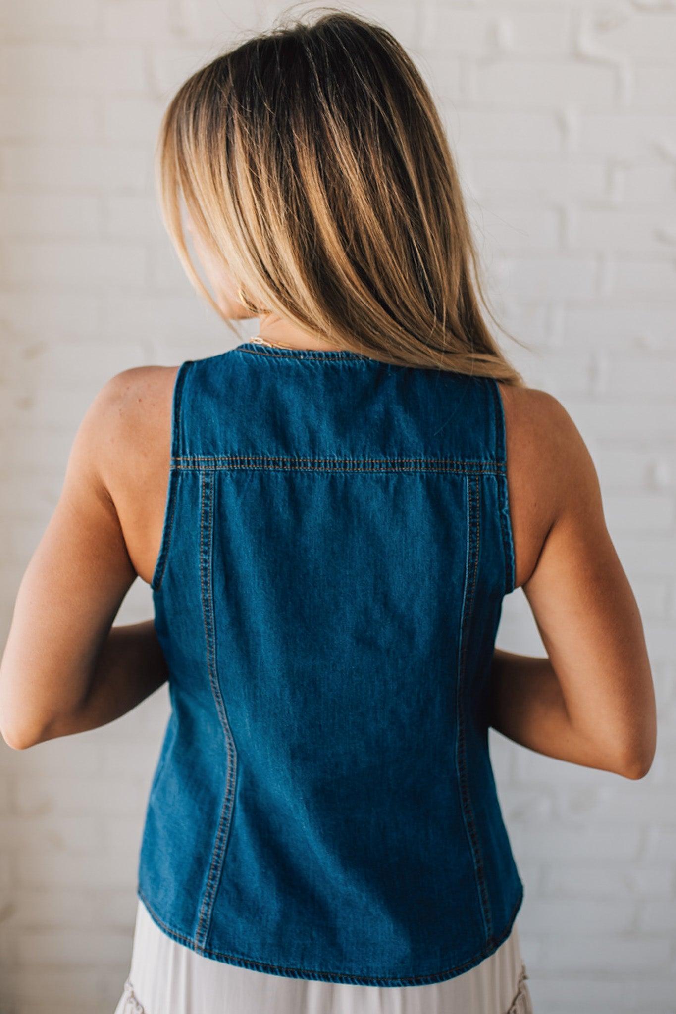 Roped In Denim Vest