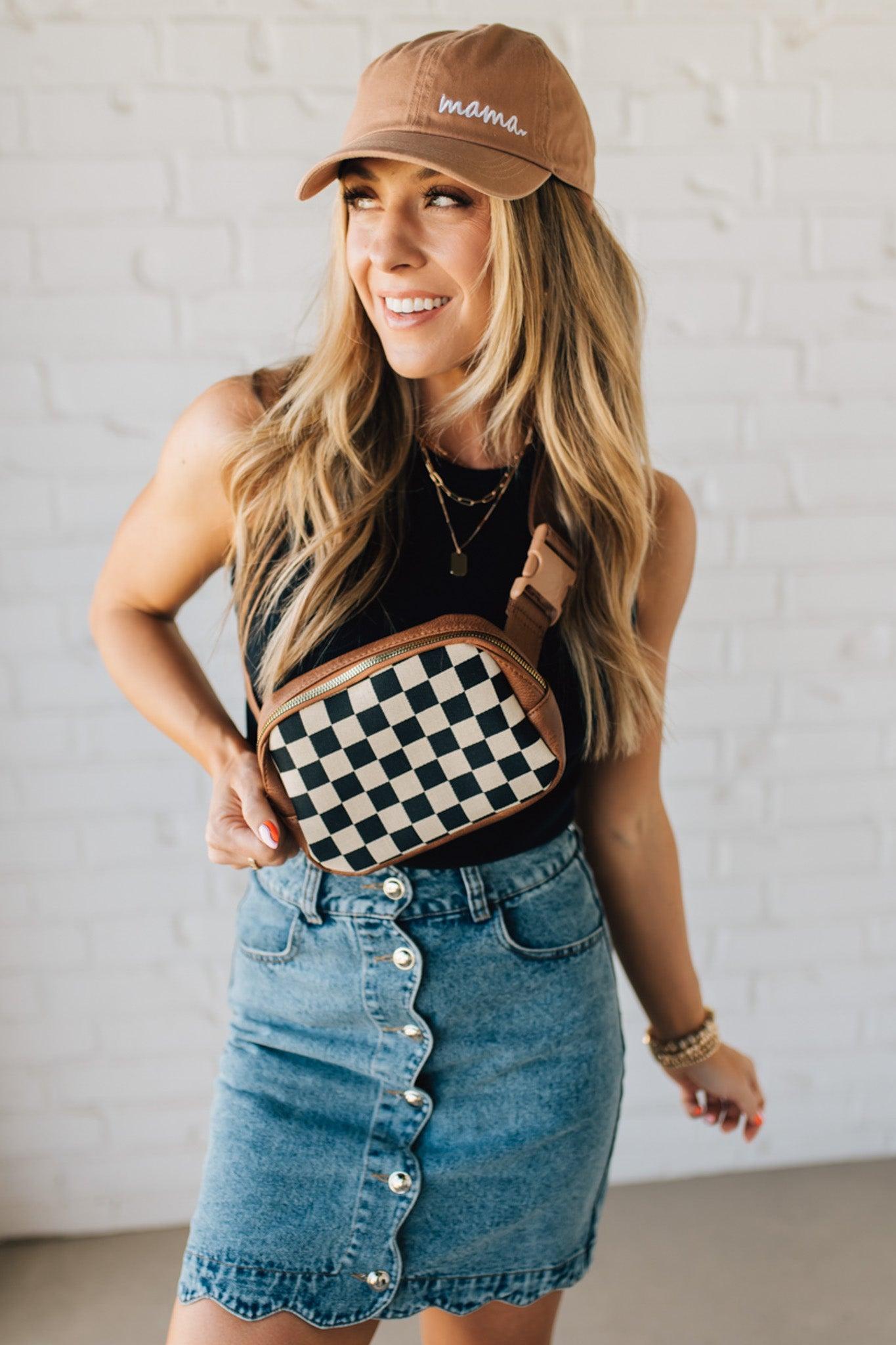 Sally Scalloped Denim Skirt